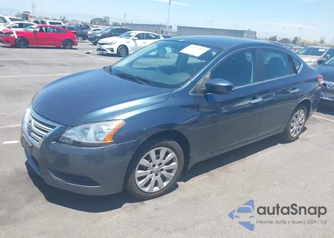 2015 Nissan Sentra Sv из США, поврежденный, VIN 3N1AB7APXFY347033